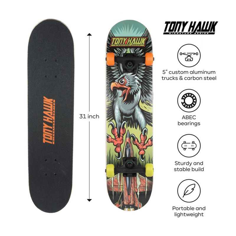 Tony Hawk Skateboard for beginner and professional skaters, 2 of 7