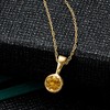 Pure Collection by Ross-Simons 0.21 Carat Citrine Pendant Necklace in 14kt Yellow Gold - 3 of 4