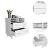 Bella Depot Dresser with 2 Drawers and Open Shelves - 4 of 4