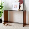 Taft Tempered Glass Console Table - CNS7303A - Amber - Safavieh - 2 of 4