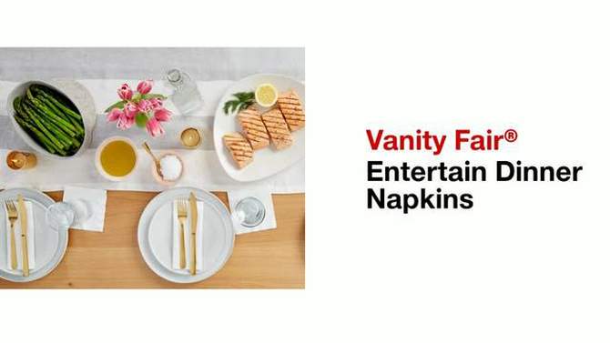 Vanity Fair Entertain 3-Ply Napkins - 40ct, 2 of 9, play video