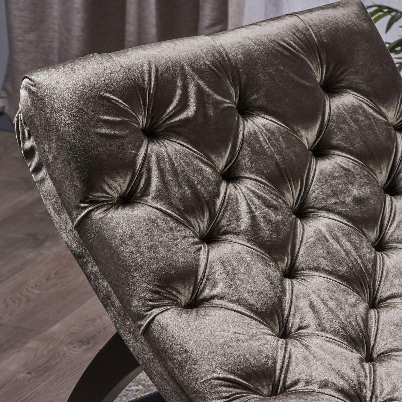 Garret Tufted Chaise Lounge - Christopher Knight Home, 5 of 6