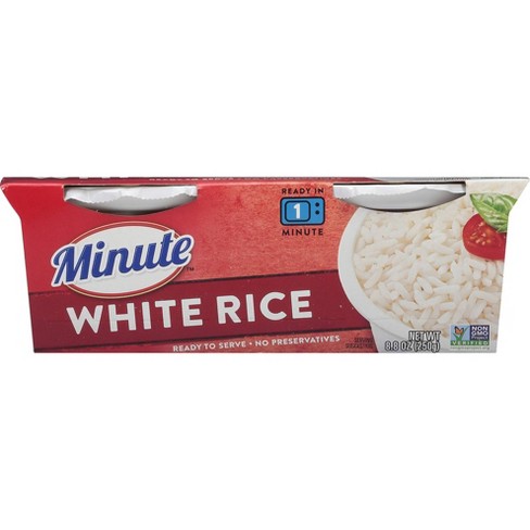 Minute Rice Gluten Free Grain Microwaveable White Rice Bowl - 8.8oz/2ct ...