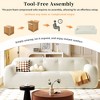 YOOCOZZ 85.8" Tufted Style Chenille 3-Seater Sofa with Compression Design - 2 of 4