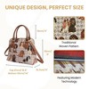 Signare USA King Charles Cavalier Spaniel Brown Convertible Top Handle Handbag - 3 of 4