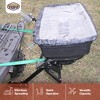 Field Tuff Grass Seed Fertilizer Spreader with Hitch Mount Receiver and Rain Protector for ATV, UTV, or Utility Tractor - image 2 of 4