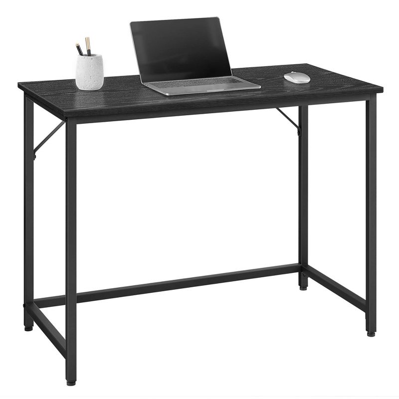 39.4&#34; Computer Desk Black - Vasagle, 1 of 6