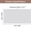 Unique Bargains Wallpaper, Peel and Stick Wallpaper Contact Paper Solid Color Vinyl Self-Adhesive Wall Paper Decorative Grey 590" x 23.6" - 2 of 4