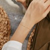 Turandoss Dainty Gold Initial Bracelets for Women Girls, Gold Jewelry for Women, Birthday Gifts for Teen Girls, Trendy Stuff - 4 of 4