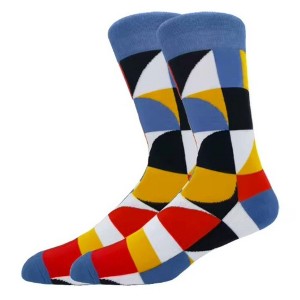 Abstract Geometric Socks  from the Sock Panda (Men's Sizes, Adult Large) - 1 of 3