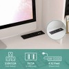 INFURNIC Decorative Bookshelf L-Shaped Desk with Outlet, Corner Computer Desk with Bookshelf and Drawers for Home Office, White, 64.56"*27.75"*4.44" - 2 of 4