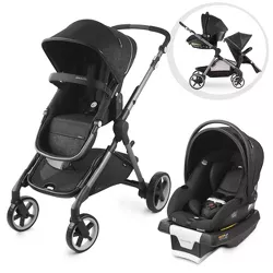 Evenflo Gold Pivot Xpand Smart Modular Travel System with Stroller &  SecureMax Infant Car Seat - Onyx