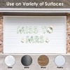 Big Dot of Happiness Boho Botanical Bridal - Peel and Stick Greenery Party Large Banner Wall Decals - Miss to Mrs - 3 of 4