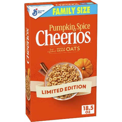 Pumpkin Spice Cheerios Family Size Cereal - 18.5oz - General Mills