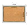 Amanti Art Eva Narrow Framed Corkboard, Natural Cork - 4 of 4