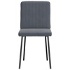 vidaXL Dining Chair Set of 2 Dark Grey - 4 of 4