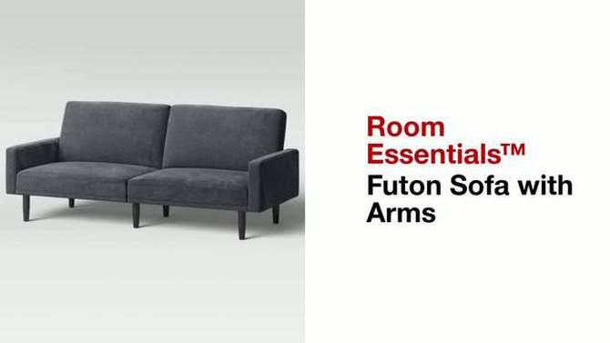 Futon Sofa with Arms - Room Essentials™, 2 of 18, play video