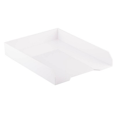 JAM Paper Desktop Stackable Paper Trays - White