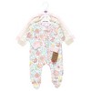 Touched by Nature Baby Girls Organic Cotton Sleep and Play, Traditional Floral - 2 of 4
