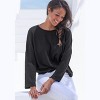 Women's Textured Tab Sleeve Top - LASCANA - 3 of 4