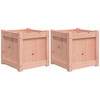 vidaXL Garden Planters 2 pcs Solid Wood Douglas - 2 of 4