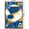 Trends International NHL St. Louis Blues - Maximalist Logo 23 Framed Wall Poster Prints - 3 of 4