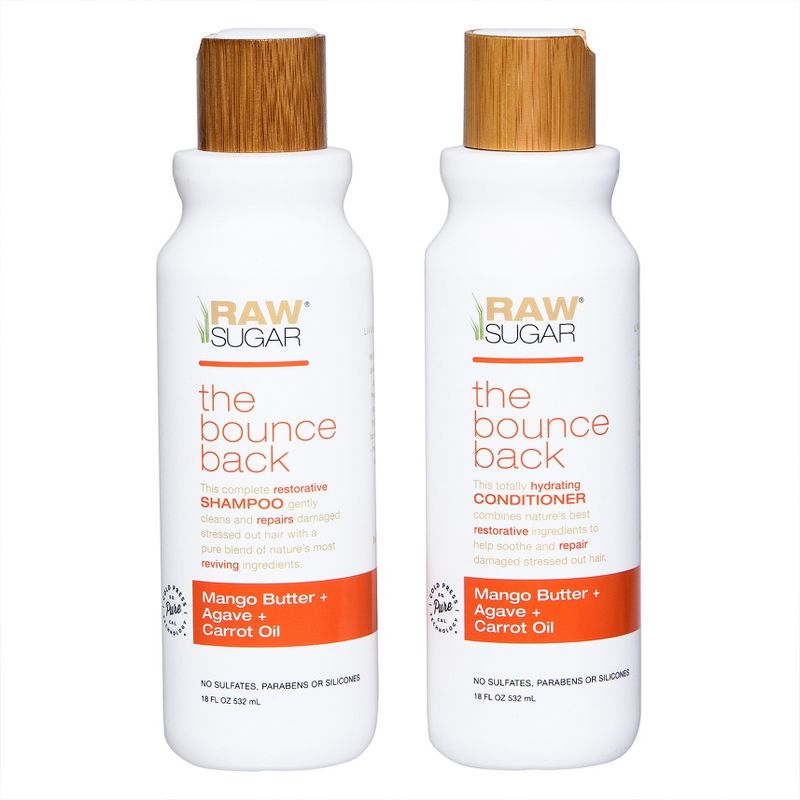 Raw Sugar Conditioner Mango Butter + Agave + Carrot Oil - 18 fl oz, 5 of 12