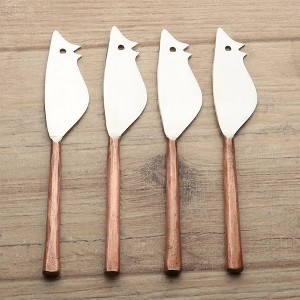 Inox Artisans Medicki Ratoncito Cheese Spreader/Knife 4 Pc. Set - 1 of 4