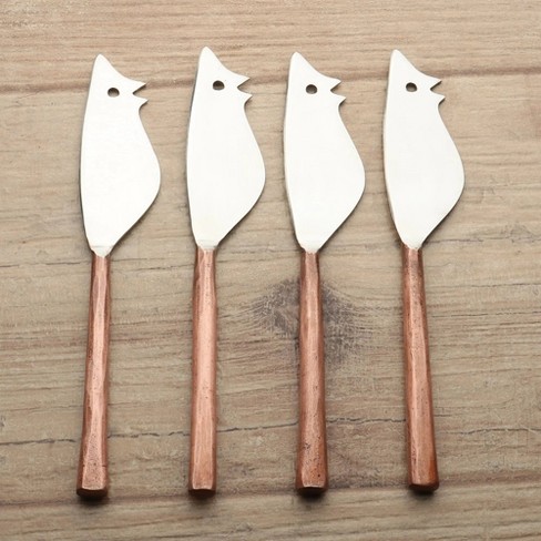 Inox Artisans Medicki Ratoncito Cheese Spreader/Knife 4 Pc. Set - image 1 of 4