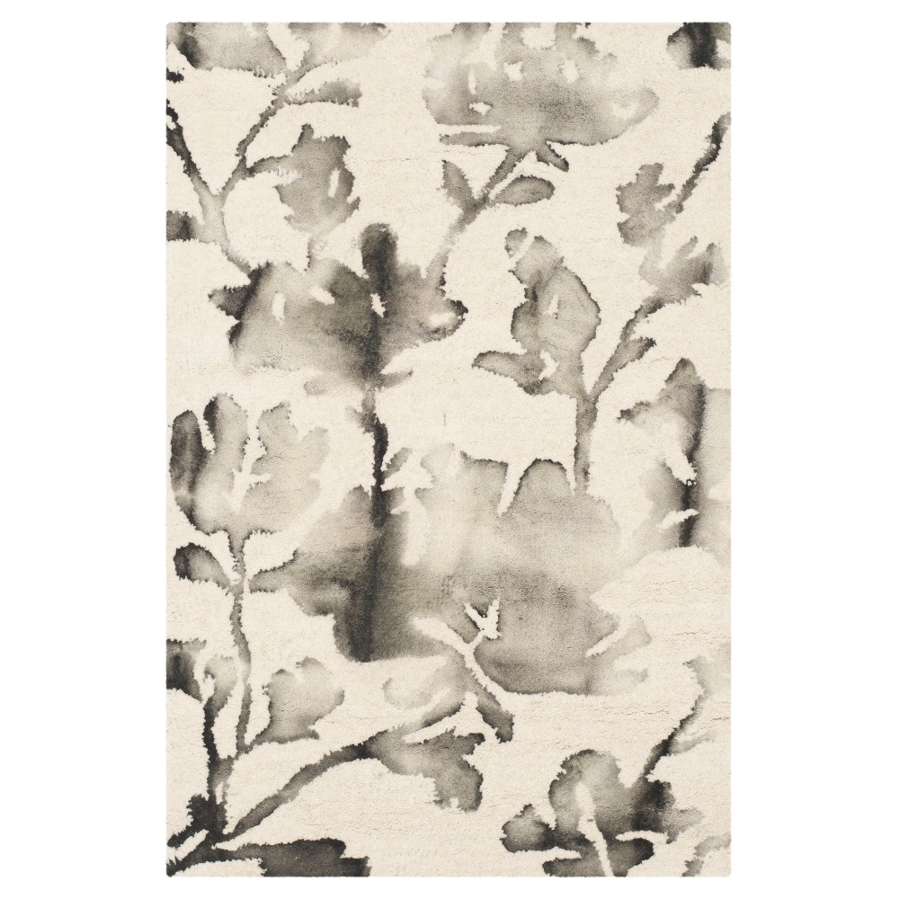 Derald Area Rug - Ivory/Charcoal (2'x3') - Safavieh