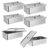 CuisinSmart 6 Pack Steam Table Pan, Stainless Steel Catering Pans, Commercial Anti-Jamming Hotel Pan with Handle, 2.5/4/6 Inch Deep - 2 of 4