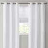 Basketweave Room Darkening Curtain Panel Pair(2 Pcs Window Panels) - 2 of 4