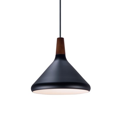 Maxim Lighting Nordic 1 - Light Pendant in  Walnut/Black