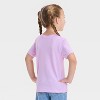 Toddler Girls' Bunny Graphic T-Shirt - Cat & Jack™ Light Purple - 3 of 4