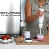Electric Immersion Hand Blender 300 Watt 2 Mixing Speed with Stainless Steel Blades, Powerful Portable Easy Control Grip Stick Mixer. - 2 of 4