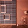 Heritage Plaid Plum Purple Paste the Wall Wallpaper - 2 of 4