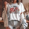 It's Okay Floral Affirmation T-Shirt, Boho White and Natural Motivational Tee for Kind and Inspirational Women| OrnamentallyYou - 4 of 4