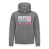 Everyday Kids Christmas Collection Holly Jolly Girls Pullover Hoodie – Pink Holiday Sweatshirt - 2 of 4
