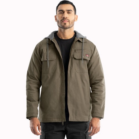 Wrangler Workwear Men's Quilted Hooded Jacket
