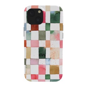 Ninola Design Watercolor checker Yuletide Tough iPhone Case - Society6 - 1 of 1