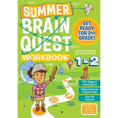 Summer Brain Quest : Between Grades 1 & 2 (Paperback) - by Megan Butler