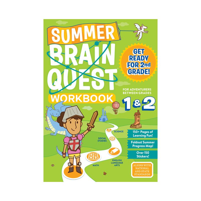 Summer Brain Quest : Between Grades 1 &#38; 2 (Paperback) - by Megan Butler, 1 of 2