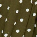 olive polka dot