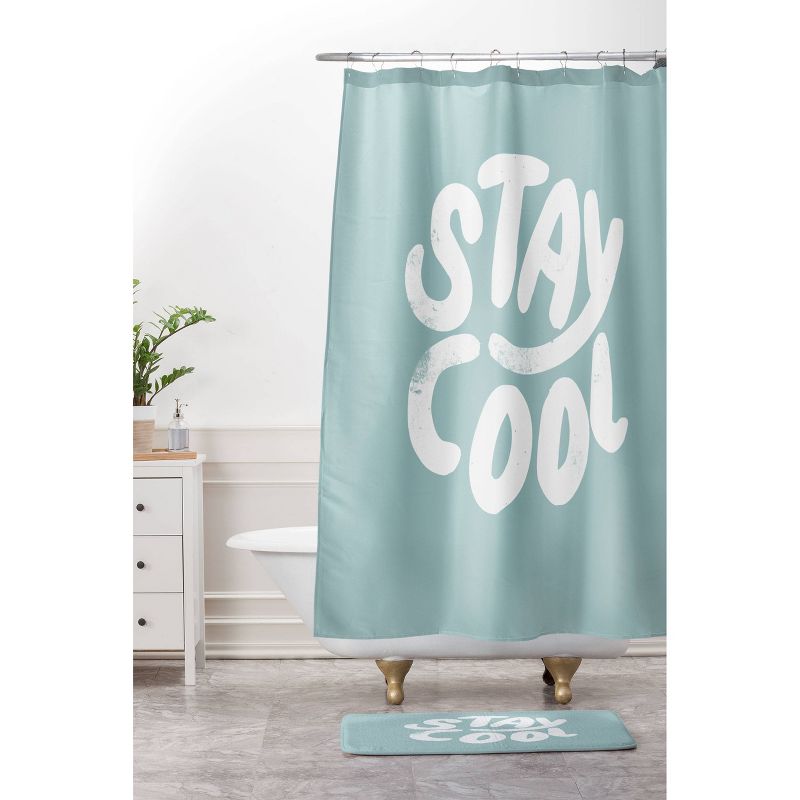 Phirst Stay Cool Shower Curtain Blue - Deny Designs, 4 of 5