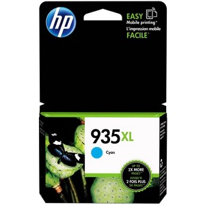 HP Inc. 935XL High Yield Cyan Original Ink Cartridge, ~825 pages, C2P24AN#140 - 1 of 4