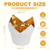 Unique Bargains Party Christmas Cake Muffins Greaseproof Paper Tulip Baking Cups 100 Pcs - 2 of 4