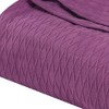HomeRoots Queen Purple Cotton Woven Geometric Blanket - 4 of 4