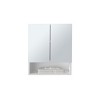 ChicFurnit Bathroom Storage Cabinet Modern Medicine Cabinet with Mirror Door for Bathroom Organization, White, 24.8"*28.35"*4.33" - 2 of 4