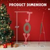 Angel Sar Lighted JOY Letter Sign with 45 Warm White LEDs, 2D Outdoor/Indoor Christmas Decoration with Stakes - 3 of 4