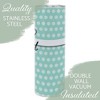 Elanze Designs Nurse Squad Teal Heartbeat 20 ounce Stainless Steel Travel Tumbler - 3 of 4